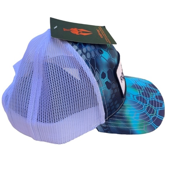 NWT Kryptek Baseball Hat / Cap Blue and White Snap Back Richardson Style 112P - Picture 2 of 6